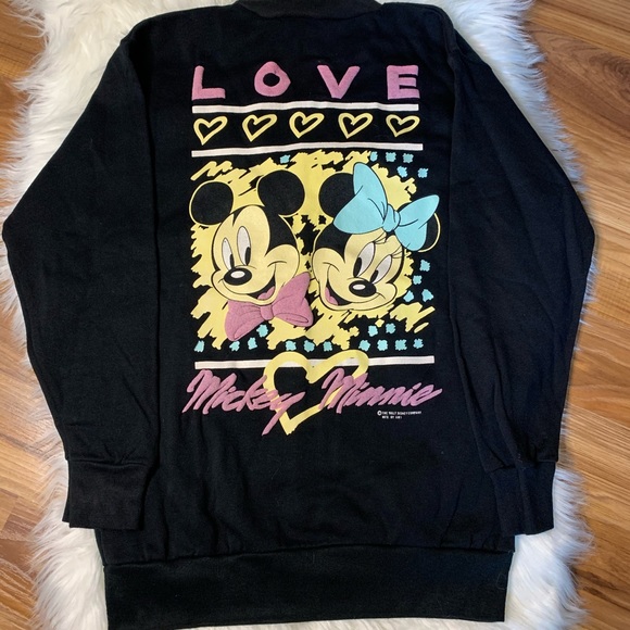 Vintage Mickey Minnie Mouse Sweatshirt - Picture 4 of 7